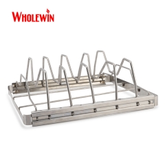 Grilling Accessories, Smoker Accessories, Rib Rack, Baby Back Rib Holder, Grill Rack for outdoor bbq