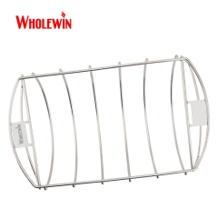 Indoor outdoor chicken meat Rack BBQ Rib Rack Stainless Steel Rib Roast Rack for barbecue meat rack