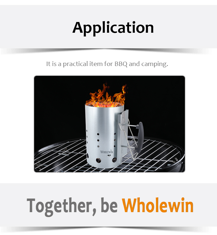 charcoal briquette starter,charcoal starter,barbecue charcoal chimney