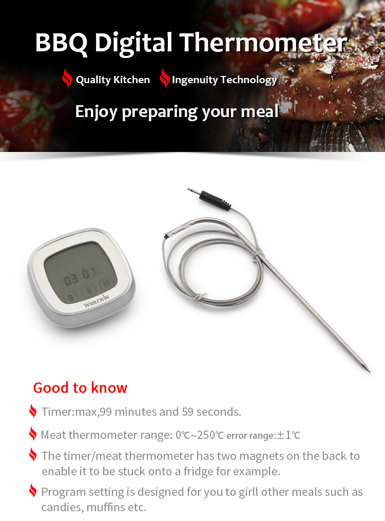 best wireless meat thermometer,meat thermometer smoker,thermopro tp25