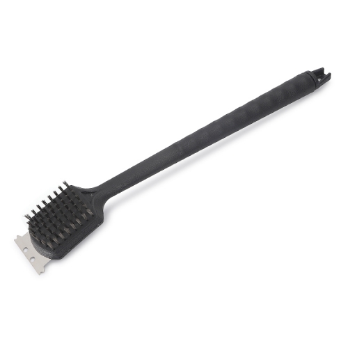 Black PP Handle SS Wire Grill Brush