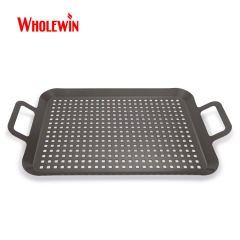Non-Stick Coating Steel BBQ Grill Topper
