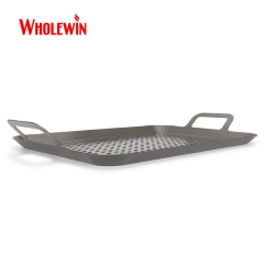 Non-Stick Coating Steel BBQ Grill Topper