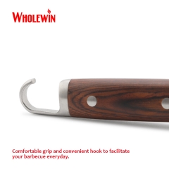 Wooden Handle BBQ Tool Set