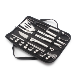 BBQ Stainless Steel Tool Carry Bag Set