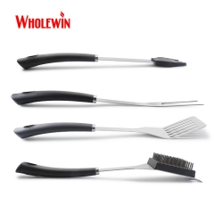 BBQ PLASTIC HANDLE 5 PC SET