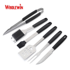 BBQ PLASTIC HANDLE 6 PC SET