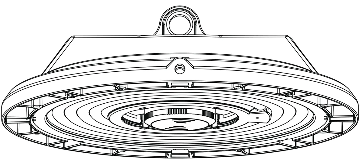 CWCE FHBL-A 100W-200W Specification (with Non‐isolation Driver) LED High Bay Light