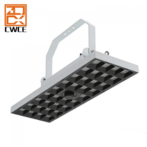 商用及工业用高棚灯，功率100W-150W-200W，可切换，适用于仓库、室内车库等场所，线性UFO型高棚灯