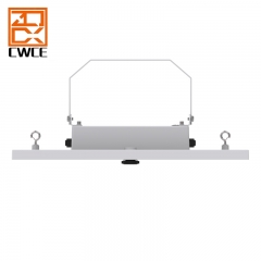 商用及工业用高棚灯，功率100W-150W-200W，可切换，适用于仓库、室内车库等场所，线性UFO型高棚灯