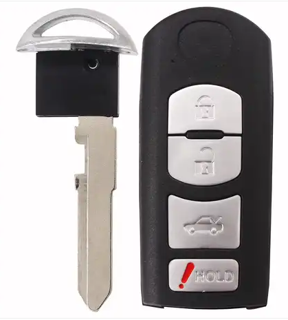 [MAZ] Mitsubishi System 3+1 Button FSK433.92 MHz Smart Remote Key (CAR) 49 Chip MAZ24R FCC ID: SKE13E-01 4 Buttons
