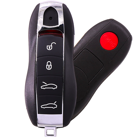 [POR] Panamera 4+1 Button ASK315MHz Keyless-Go Remote Control Key / PCF7945P / HITAG PRO / 49 CHIP / FCC ID: KR55WK50138 / HU66 / Concave / Aftermarke