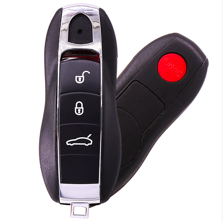 [POR]3+1 Button ASK315MHz Keyless-Go Remote Key / PCF7945P / HITAG PRO / 49 CHIP / HU66 / With Concave / Aftermarket 3+1 Button