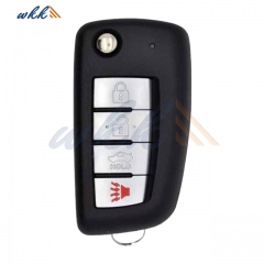 3+1Buttons KBRASTU15 28268-5W501 315MHz Flip Key for 2002-2017 Nissan Infiniti