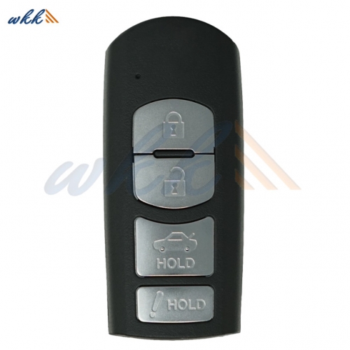 4 Buttons GJR9-67-5DY WAZSKE13D02 315MHz Smart Key for Mazda 3 Sedan / 6 / MX-5 Miata
