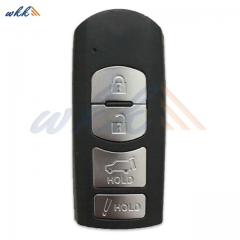 4 Buttons WAZSKE13D02 49CHIP 315MHz Smart Key for Mazda
