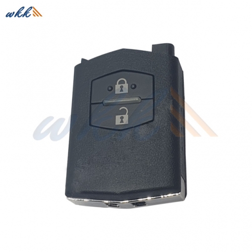 2 Buttons 5WK43408F 4D63 CHIP 315MHz Flip Key for Mazda 2 / 6