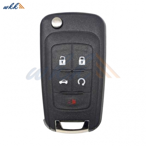 4+1 Button OHT058179 315MHz Flip Key for Buick