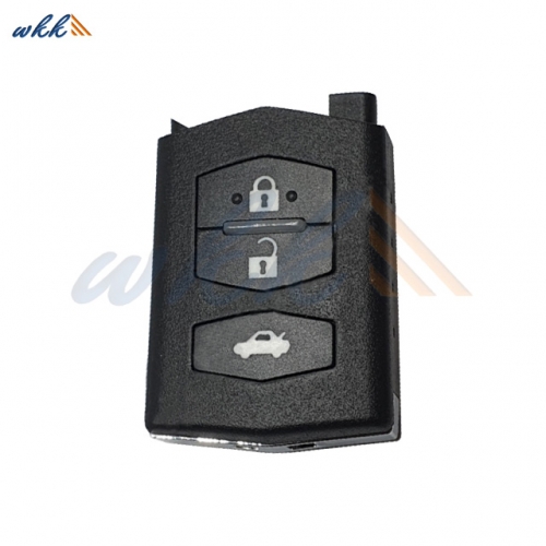 3 Buttons 5WK49534F 4D63 CHIP 433MHz Flip Key for Mazda M2 / M3 / M5 / M6