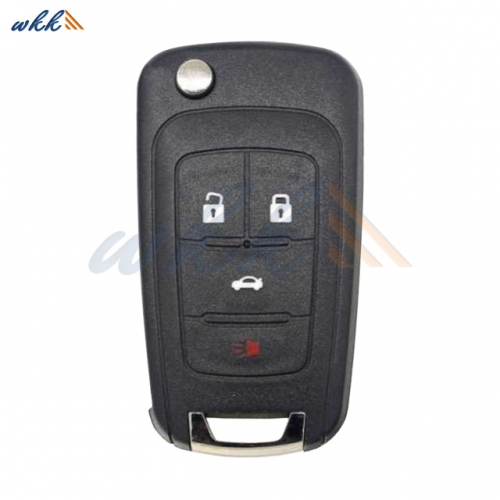 3+1button OHT01060512 315MHz Flip Key for Buick