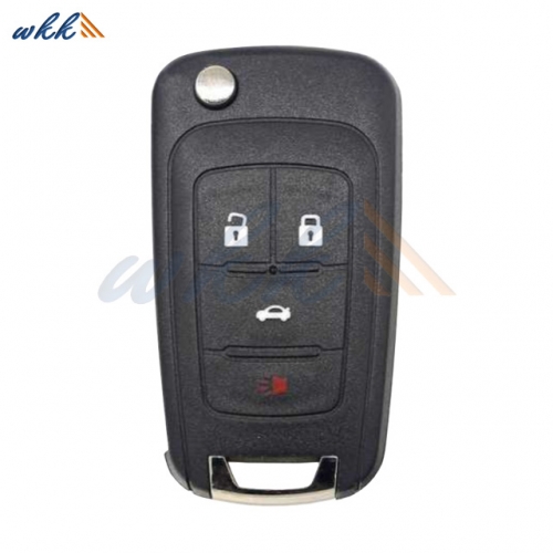 3+1Buttons OHT01060512 13504200 46CHIP 315MHz Flip Key for Chevrolet Cruze