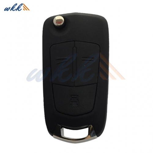 3Buttons 20843299 ID46 DWO5 433 MHz Flip Key for Chevrolet Captiva