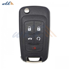 4+1Buttons 46CHIP HU100 Blade 433MHz Keyless go Flip Key for Chevrolet