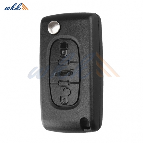 3Buttons 0536 ID46 VA2/HU83 433MHZ Flip Key for Citroen C2 C3