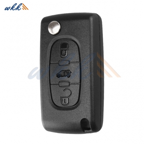 3Buttons 6490AC/ 6490AE ID46 433 MHz Flip Key for Citroen Dispatch