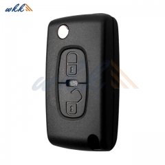 2 Buttons 649084 / 649037 ID46 433MHz Flip Key for Citroen C4 Picasso