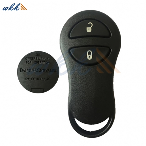 2Buttons 04686482AC CN015042 433MHz Remote Key for Chrysler