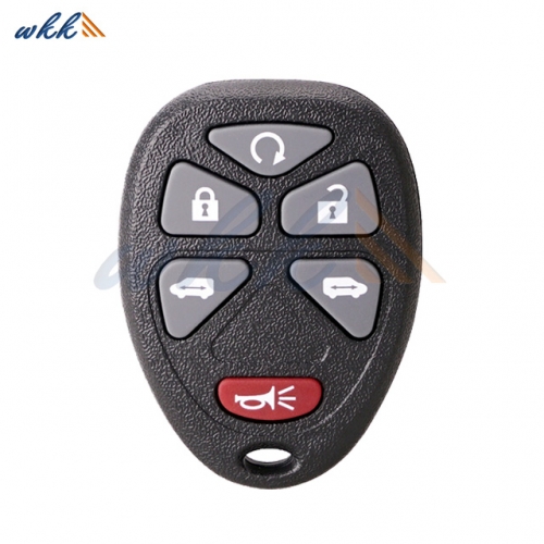 5+1Buttons KOBGT04A 15114376 315MHz Remote Key for GMC