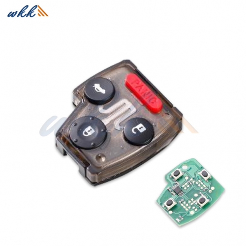 3+1Buttons OUCG8D-380H-A  313.8MHz Remote For Honda Accord CRV