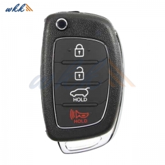 3+1Buttons 95430-D3010 TQ8-RKE-4F25 434MHz Flip Key for Hyundai Tucson