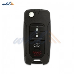 3+1Buttons 2ADFTFI5AM433TX 68296748AA 434MHz Flip Key for 2015-2018 Jeep Renegade