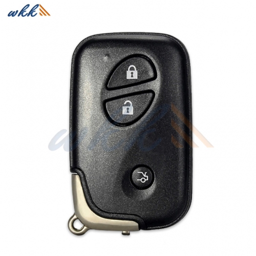 3Buttons 89904-30311 B53EA 0140 Board ID71CHIP 433MHz Smart Key for 2008-2013 Lexus ES350 / IS250 / IS350 / GS300 / GS350 / GS430