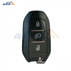 3 Buttons 98097814ZD/9830474780 4A Chip 433MHz Smart Key for Peugeot 3008 (P84) / 5008 (P87)