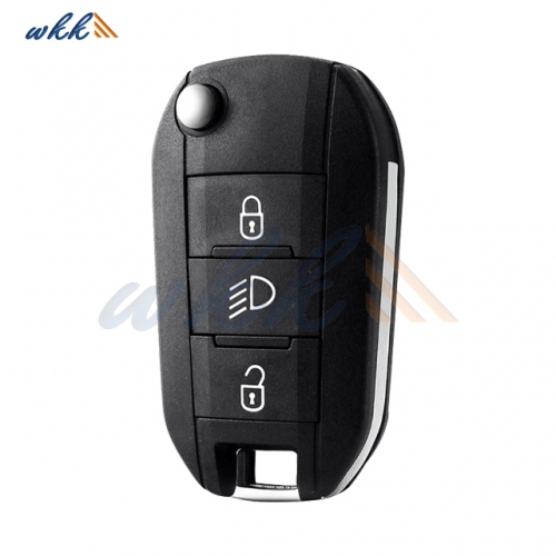 3Buttons 1608504480 / 1608504380 5FA010 ID46 434MHz Smart Key for Peugeot 208 / 2008 / 301 / 308