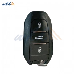 3Buttons 3643800 / 98161688ZD 433MHz Smart Key for Opel Grandland X / Crossland X