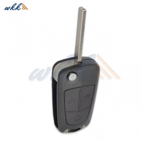 3Buttons 46CHIP Key Blade HU43 434MHz ASK Flip Key for Opel /Vauxhall Vectra C Signum