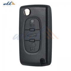 3Buttons 6490R5/ 6490R4 ID46 433MHz Flip Key for Peugeot 407
