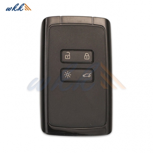 4Buttons KR5IK4CH-01 4A CHIP 433.92MHz FSK Smart Key(Black& White) for Renault Megane4 / Talisman / Espace5 / Kadjar