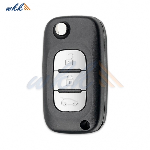 3Buttons 46CHIP 433MHz Flip Key for Renault Fluence / Megane III
