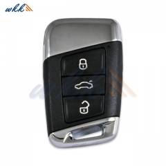 3Buttons 3V1800375S 5C CHIP 434.4MHz Smart Key for Skoda