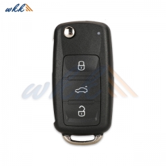 3Buttons 5K0837202AK NBG010206T ID48 315MHz Keyless go Flip Key for Volkswagen Golf