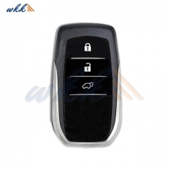 3Buttons 89904-60X70 B2Z2K2P 8A CHIP 434MHz Smart Key for Toyota