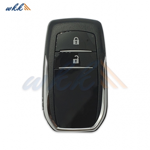 2Buttons BM1EW 8A CHIP 433MHz Smart Key for Toyota Hilux(P7)