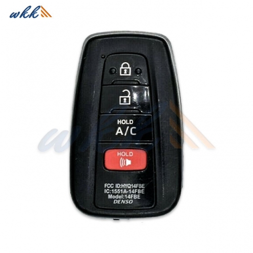 3+1Buttons 89904-47460 HYQ14FBE 434MHz Smart Key for 2017-2021 Toyota Prius Prime