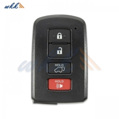 3+1Buttons 89904-0E120/89904-0E121 HYQ14FBA 315MHz Smart Key for 2020-2020 Toyota Sequoia