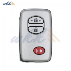 2+1Buttons B53EA 95430-60220 4D-67CHIP 433MHz Smart Key for 2007-2008 Toyota Land Cruiser